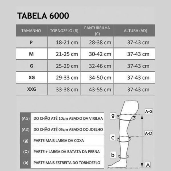 Meia de Compressão 3/4 Venosan 6000 - Imagem 3