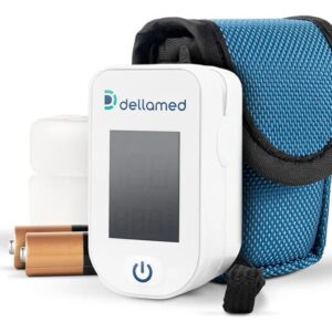 Oxímetro Digital Led Dedo Portátil De Alta Precisão Dellamed