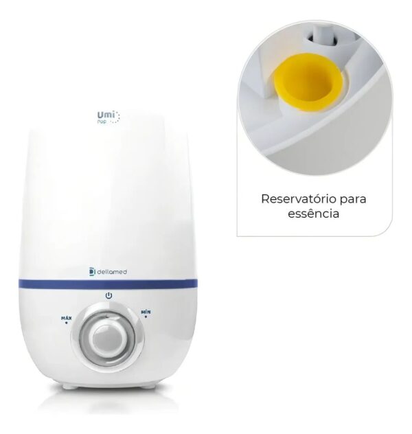 Umidificador de Ar Ultrassônico 2,3 Litros Umi Pop Dellamed - Imagem 2