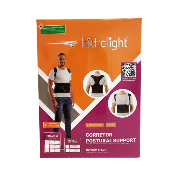 Corretor Postural Support Hidrolight Unissex - Imagem 3