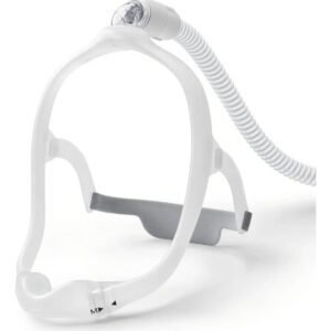 A máscara nasal de silicone DreamWear