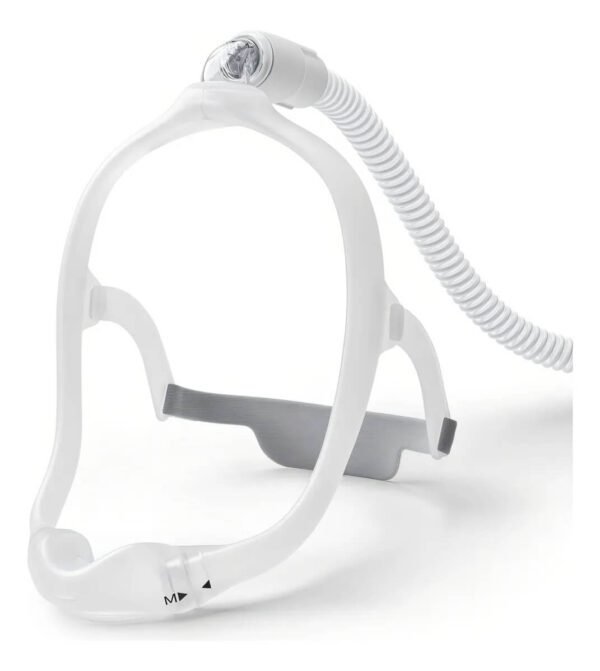A máscara nasal de silicone DreamWear