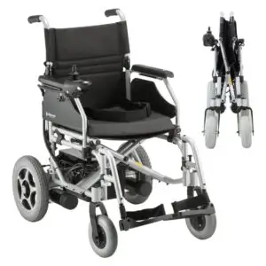Cadeira De Rodas Motorizada Dobrável 120 Kg D900 Dellamed