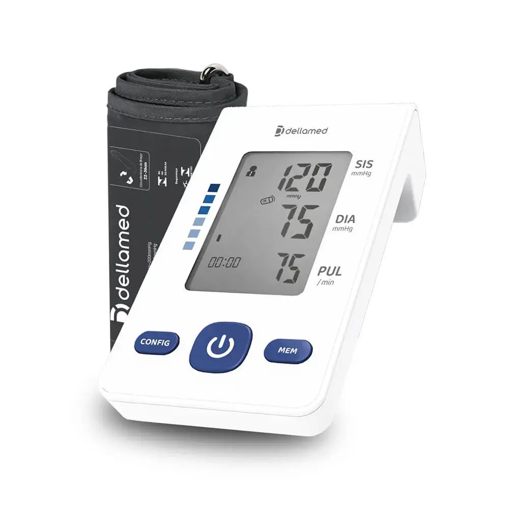 Monitor de Pressão Digital de Braço Com Voz Ultra Max DBP-6177 Dellamed