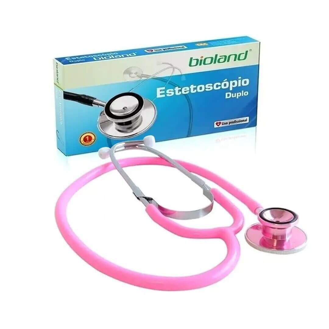 Estetoscópio Cristal Duplo Adulto/Infantil Ascultação E100D Bioland