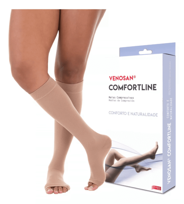 Meia De Compressão 3/4 Comfortline 20-30 Mmhg Venosan